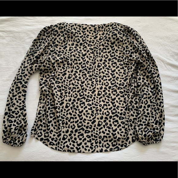 NWOT SHEIN Leopard Blouse - Picture 5 of 5